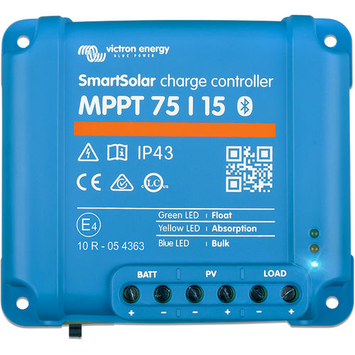 Controller di carica per batteria - MPPT 75/10 - Victron Energy - per pannello solare / di barca