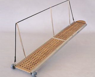 Passerella per barca - Cooney Marine - pieghevole / manuale / in teak