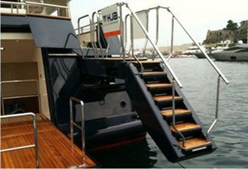 Scala per yacht - Nautical Structures