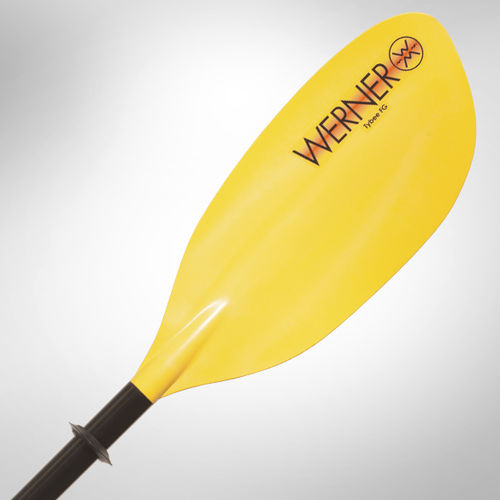 Pagaia per kayak - TYBEE CF - Werner Paddles - da escursione / asimmetrica / doppia