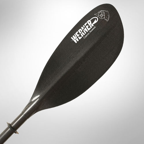 Pagaia per kayak - CYPRUS: HOOKED  - Werner Paddles - da pesca / asimmetrica / doppia