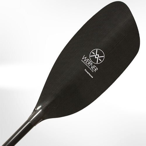 Pagaia per kayak - POWERHOUSE  - Werner Paddles - da torrente / asimmetrica / doppia