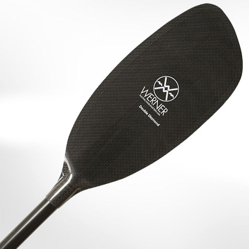 Pagaia per kayak - DOUBLE DIAMOND - Werner Paddles - da torrente / asimmetrica / doppia