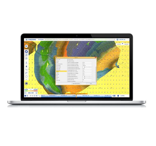Software di meteorologia - TZ Module - MaxSea International - di percorso / per barca a vela / per smartphone