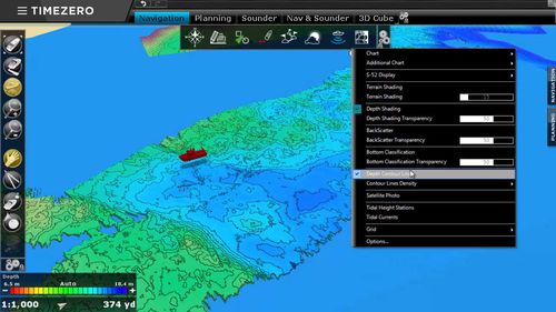 Software per pesca professionale - TZ WASSP Module - MaxSea International - per sonar multibeam / per barca