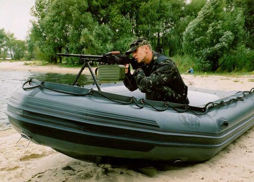 Barca professionale fuoribordo - R-440 - Adventure Inflatable boats - gommone semirigido