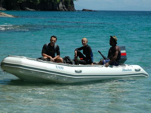 Barca professionale fuoribordo - R-470 - Adventure Inflatable boats - gommone semirigido