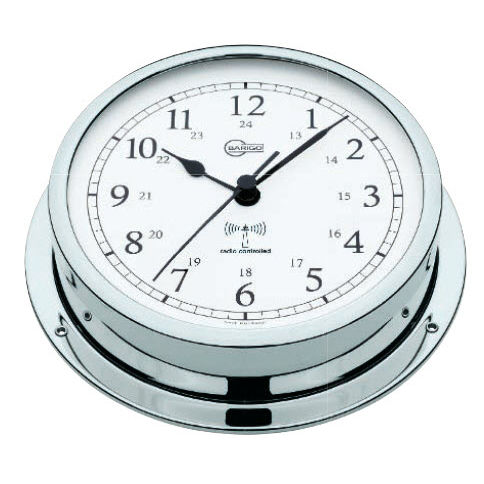 Orologio da mare radio pilotato - 611CRRC - Barigo - in cromo / in ottone