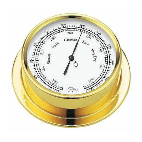Barometro analogico - 184MS - Barigo - in ottone / bianco