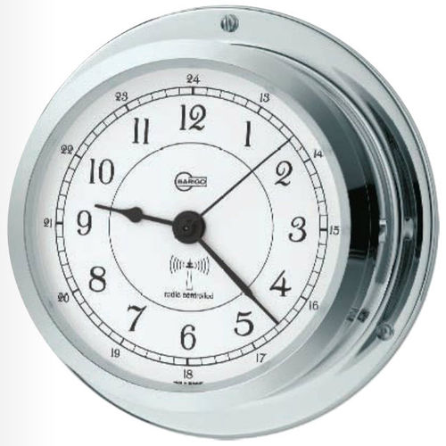 Orologio da mare radio pilotato - 1187CRRC - Barigo - in cromo