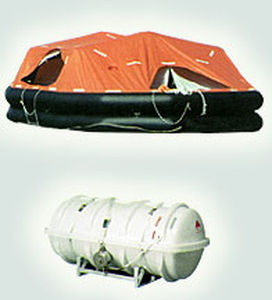Zattera di salvataggio per nave - L1300AB - Canepa & Campi - SOLAS / ammainabile mediante gru / gonfiabile