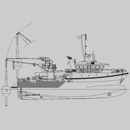 Nave polivalente buoy tender - BUOY TENDER 32 - Raidco Marine - costiera