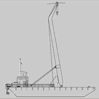 Chiatta-gru - DERRICK-PONTOON  - Raidco Marine