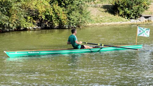 Barca da canottaggio tradizionale - C1x - Baumgarten Bootsbau - da regata / da escursione / da turismo