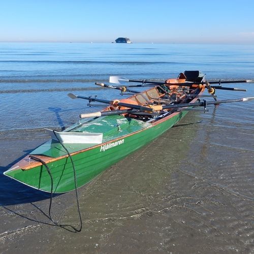 Barca da canottaggio da escursione - Inrigger 3x+ Coastal - Baumgarten Bootsbau - da turismo / due di punta / con timoniere