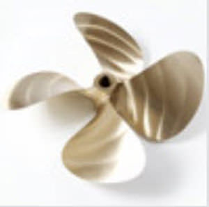 Elica per yacht - HYPERFORM - Clements Engineering Ltd - a passo fisso / albero dell'elica / 4 pale