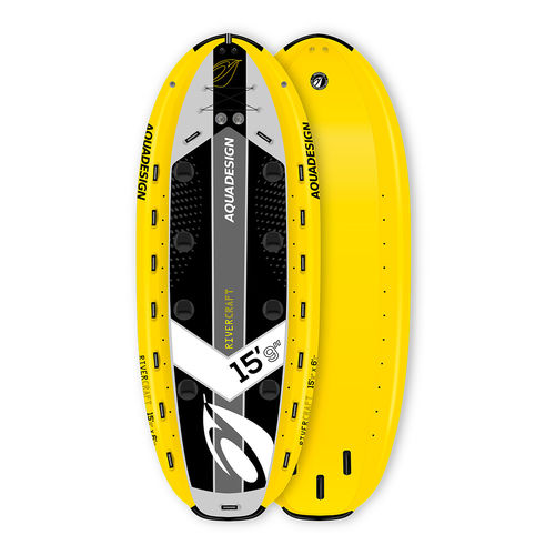 SUP gonfiabile - RIVERCRAFT 15'9 - AQUADESIGN - da race / da surf / per acqua piatta