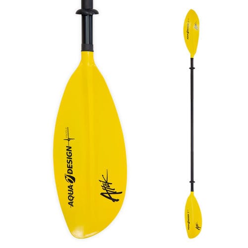Pagaia per kayak - ATTAK 1 - AQUADESIGN - da turismo / asimmetrica / doppia