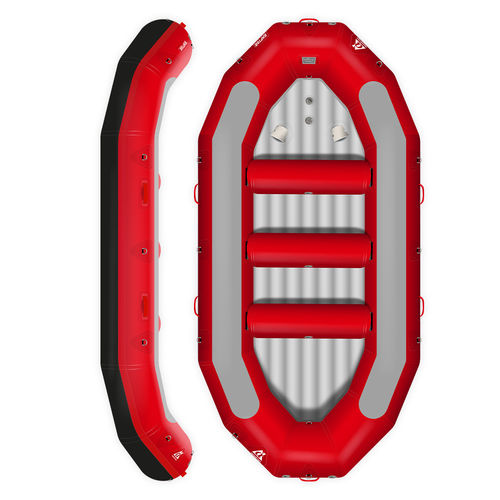 Raft 9 posti - RAPTOR 410 ROUGE  - AQUADESIGN - da torrente