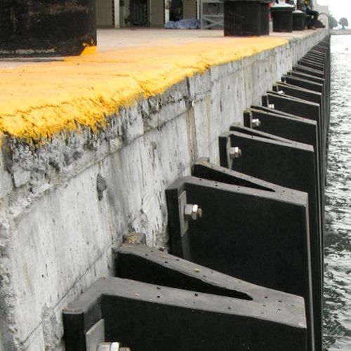 Parabordi per porto - SANP series - Trelleborg Marine and Infrastructure - per banchina / ad angolo / a forma d'arco