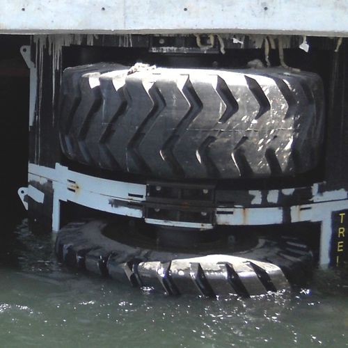 Parabordi per porto - WF series - Trelleborg Marine and Infrastructure - per banchina / a ruota / Dropstitch