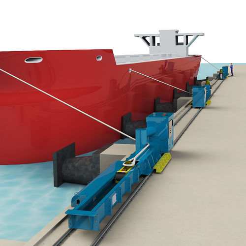 Sistema d'ormeggio automatico per nave - DynaMoor - Trelleborg Marine and Infrastructure - per terminale portuario