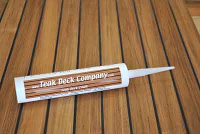 Colla-mastice per ponte in tek - Teak Deck Company - per calafataggio