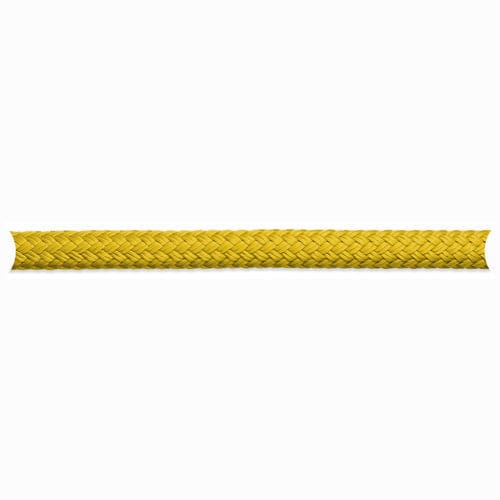 Corda multiuso - RIG-TEX 24 - English Braids - a doppia treccia / anima in poliestere / gialla