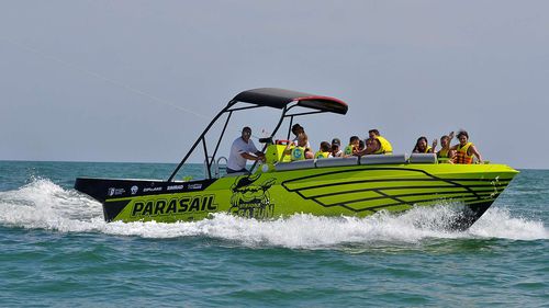 Barca professionale barca per parasailing - M1000 - MOGGARO ALUMINIUM YACHTS - entrobordo / in alluminio