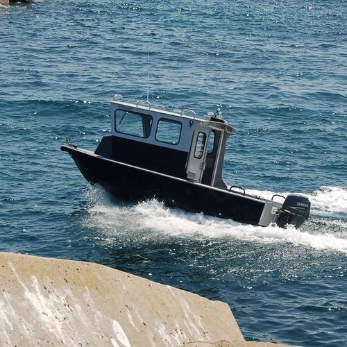 Barca professionale barca da lavoro - M600 - MOGGARO ALUMINIUM YACHTS - idroambulanza / barca per la ricerca scientifica / fuoribordo