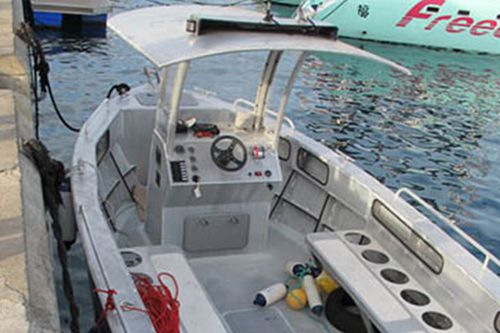 Barca professionale barca di supporto per immersioni - M900 - MOGGARO ALUMINIUM YACHTS - entrobordo a idrogetto / in alluminio