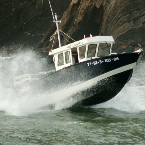 Barca professionale barca da pesca professionale - M 850 - MOGGARO ALUMINIUM YACHTS - entrobordo / in alluminio / con scafo rigido