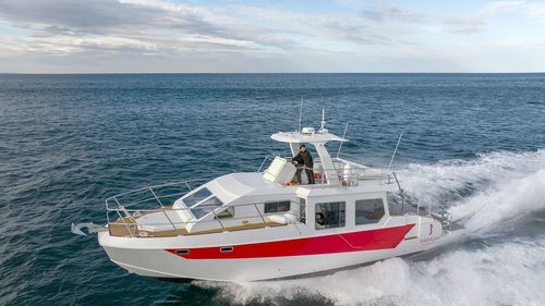 Barca professionale battello turistico - MOGGARO 1500 DIVE HYBRID - MOGGARO ALUMINIUM YACHTS - barca di supporto per immersioni / entrobordo / in alluminio