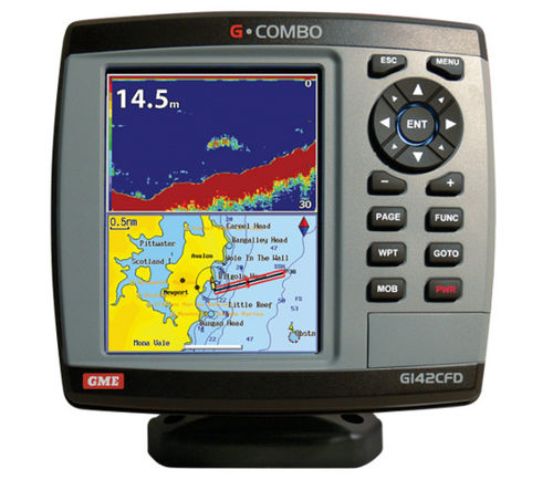 Strumento multifunzione sistema GPS - G142CFD - GME electrophones - marino chartplotter / ecoscandaglio / per barca