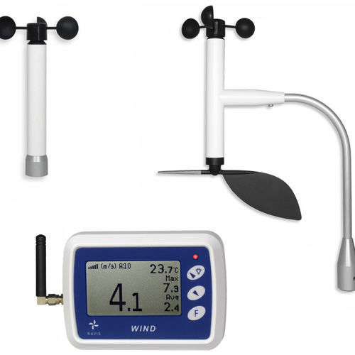 Anemometro digitale - WR5  - NAVIS elektronika - senza fili / con allarme