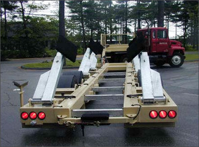 Carrello per barca a vela - HHT series - Hostar - idraulico / elettrico