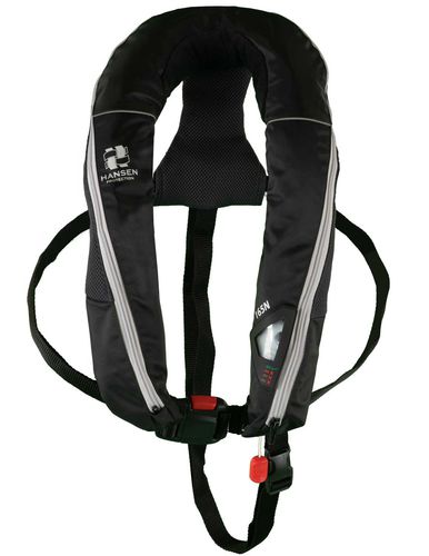 Giubbotto di salvataggio autogonfiabile - AeroPro Leisure - Hansen Protection AS - 165 N / unisex / con imbracatura di sicurezza
