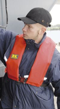 Giubbotto di salvataggio autogonfiabile - 15 BG-SV - Kadematic - 150 N / unisex / ad uso professionale