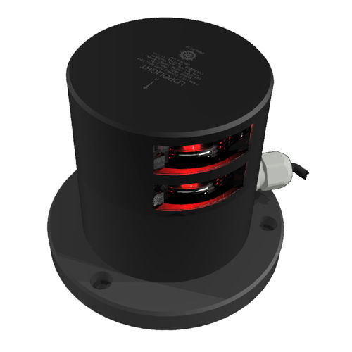 Luce di navigazione per nave - 301-109ST-PRO - Lopolight - portuale / LED / rossa