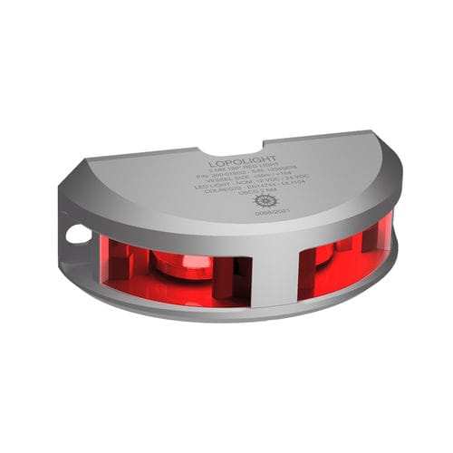 Luce di navigazione per yacht - 300-116G2 - Lopolight - LED / rossa / orizzontale