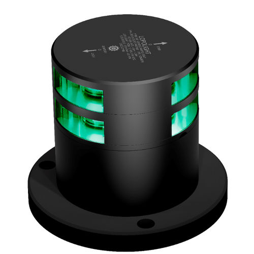 Luce di navigazione per nave - 300-115G2ST-PRO-I180 - Lopolight - LED / verde / orizzontale