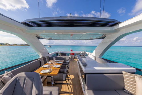Tetto scorrevole per yacht -  Louvre  - Makefast - per flybridge
