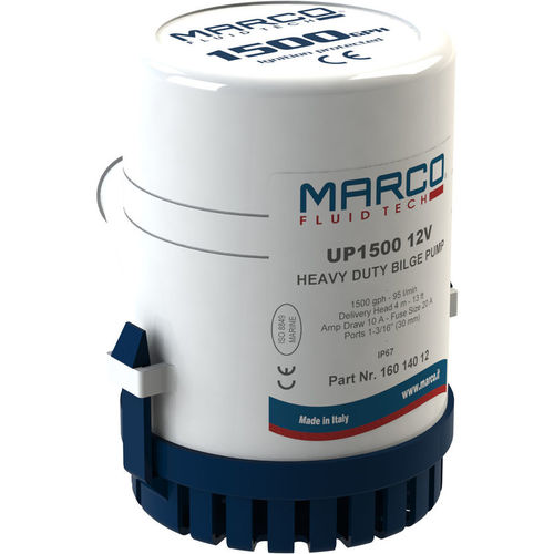 Pompa per barca - UP1500 - Marco - di sentina / ad acqua / elettrica