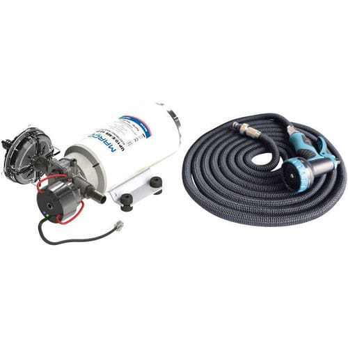 Kit con pompa ad acqua (per la pulizia del ponte delle imbarcazioni) - DP10/E-MS - Marco