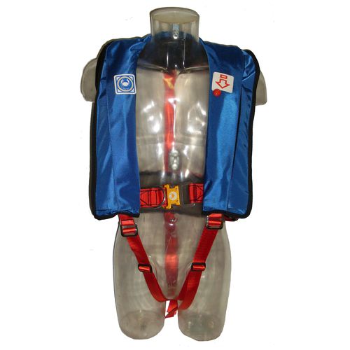Giubbotto di salvataggio autogonfiabile - TOURMENTIN  - CERTEC - 150 N / unisex / con imbracatura di sicurezza