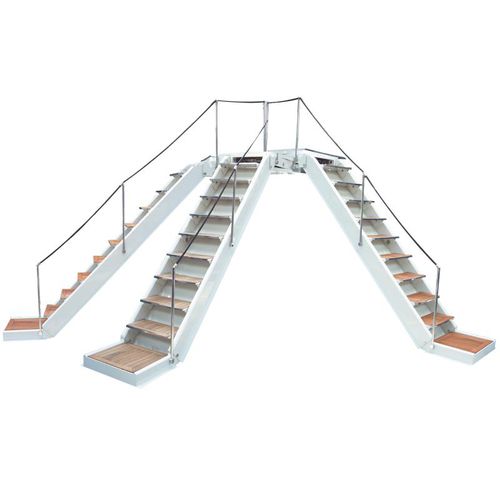 Scaletta per yacht - 3600 Series - Opacmare - laterale / da imbarco / in acciaio inossidabile