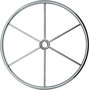 Ruota del timone per barca a vela - MODEL 530 - OBA Tradizione Futura - in acciaio inossidabile