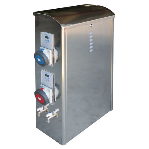 Colonnina con illuminazione incorporata - S1000-XXL - Plus Marine - di distribuzione elettrica / di distribuzione di acqua / per pontile