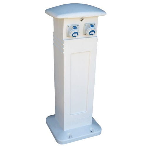 Colonnina con illuminazione incorporata - SMART X - Plus Marine - di distribuzione elettrica / di distribuzione di acqua / per pontile