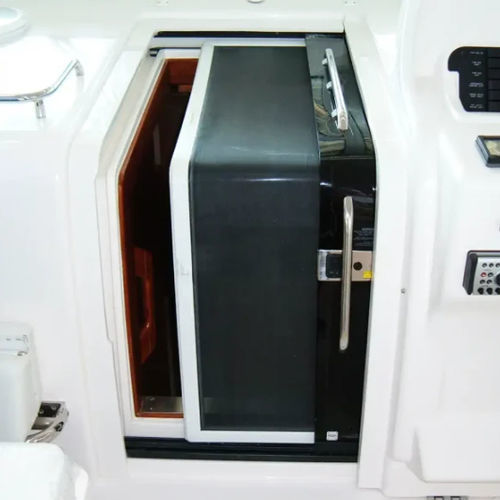 Porta per barca - A2K-2000-SD - Pompanette - scorrevole / in alluminio / tambuccio